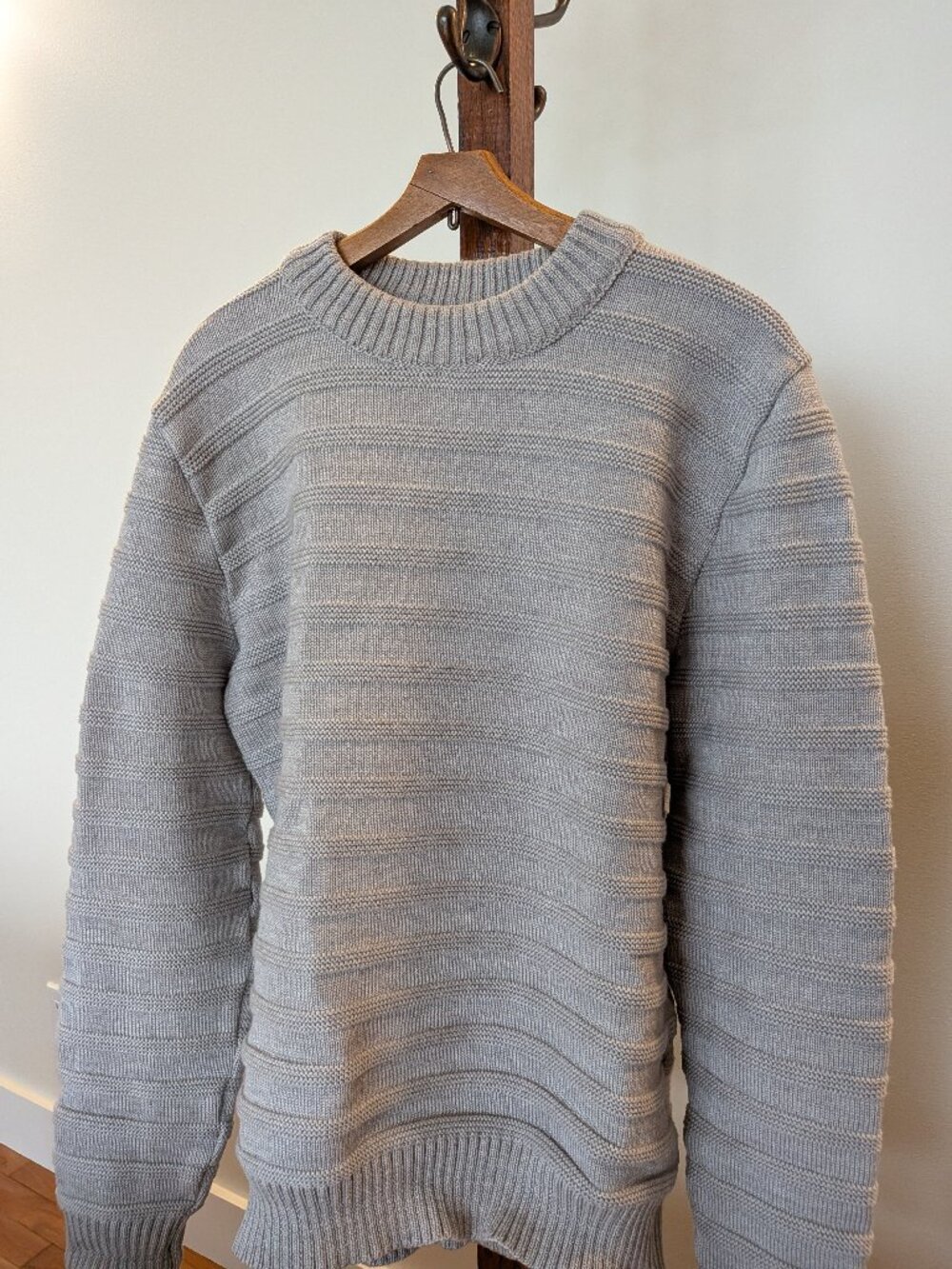 Arpenteur Grey Woold Thick Jumper